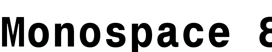Monospace 821 Bold BT Yazı tipi ücretsiz indir